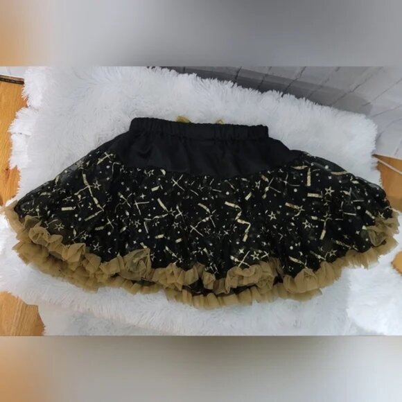 Star Wars Sparkle Tutu Skirt Black and Gold - Picture 5 of 7